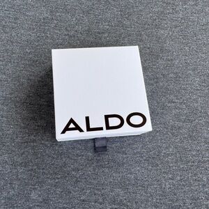 ALDO Empty Drawer Style Gift Box White Logo Accessory Jewelry Storage Box